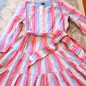 Jcrew NWT cotton ruffle dress.